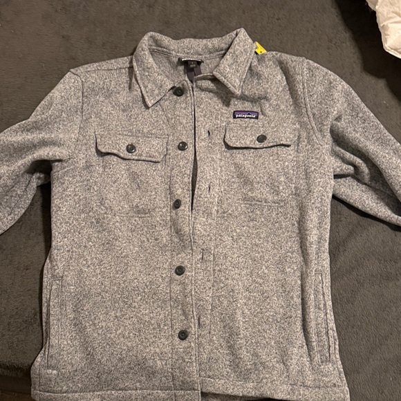 Gray Button-Up Jacket - Picture 1 of 4